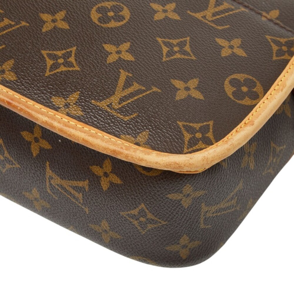 LOUIS VUITTON Brown Monogram Leather Shoulder Bag - Picture 7 of 13